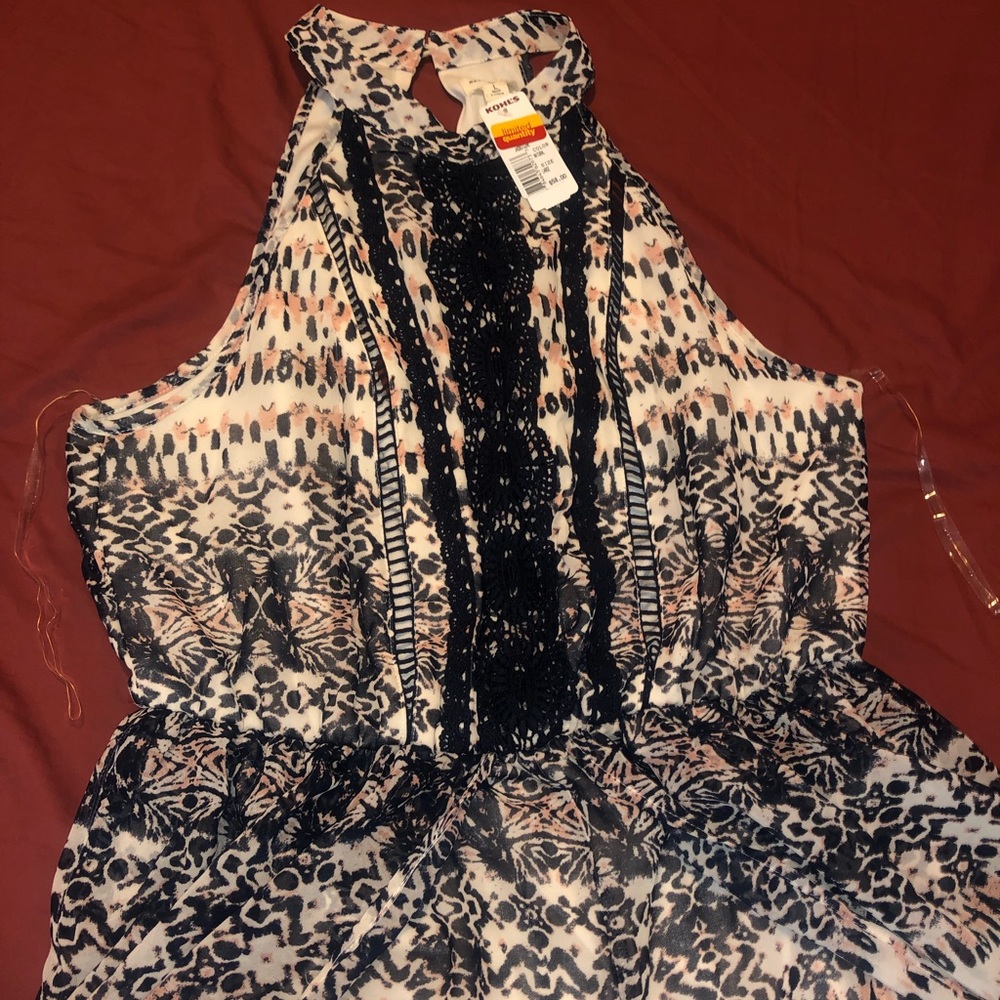 Romper with skirt
